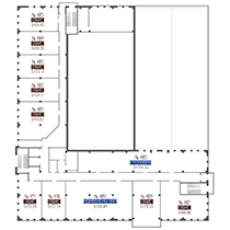 план офисных помещений 4 этажа