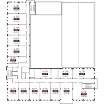 план офисных помещений 5 этажа