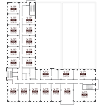 план офисных помещений 6 этажа