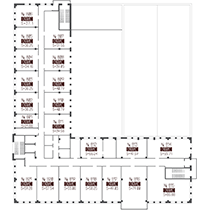 план офисных помещений 8 этажа